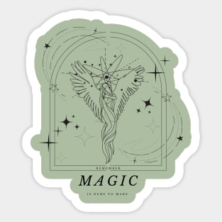 Magic Cosmic Woman Sticker